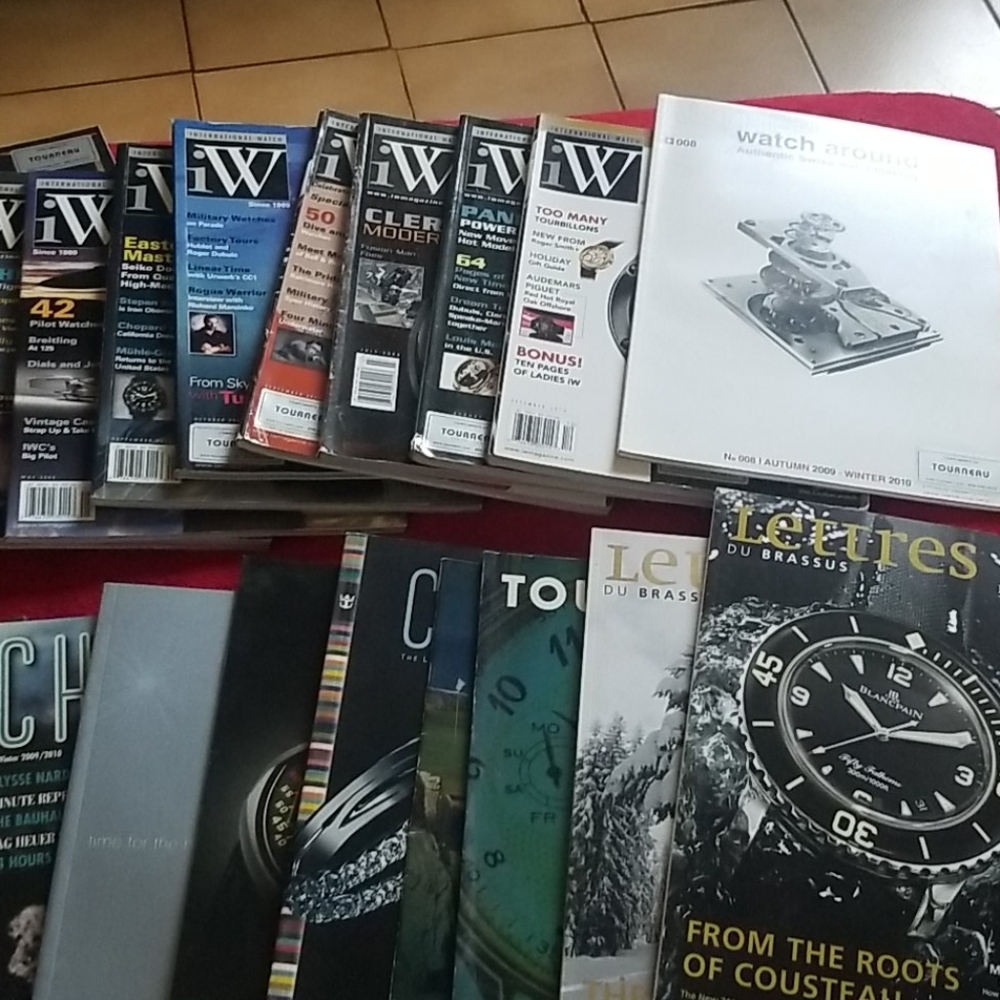 Lot of watch magazines